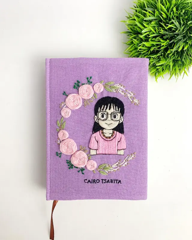 Book Lilac Rose Halo