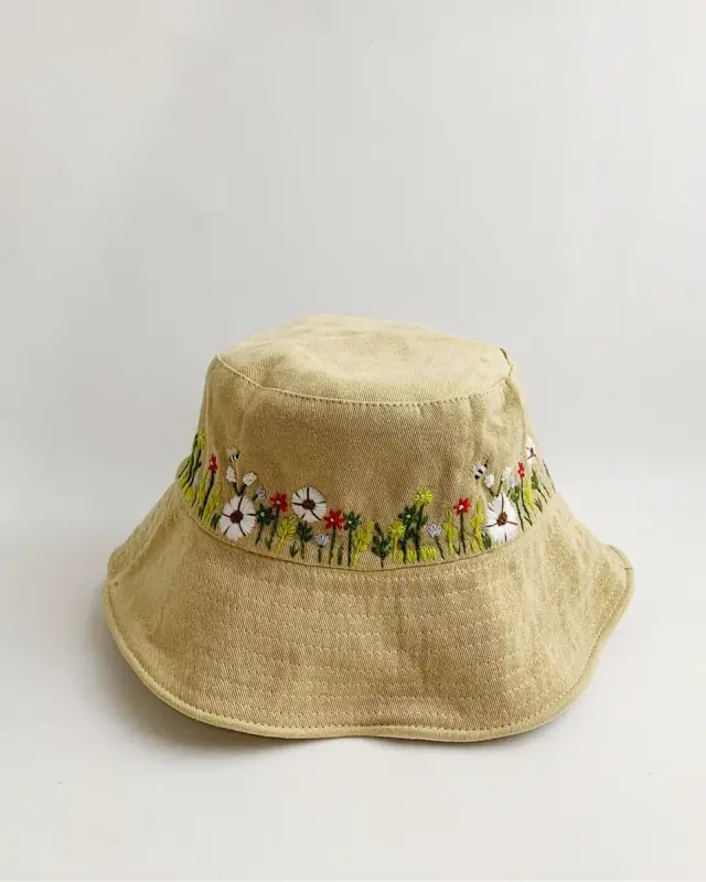 Bucket Hat Meadow Cream