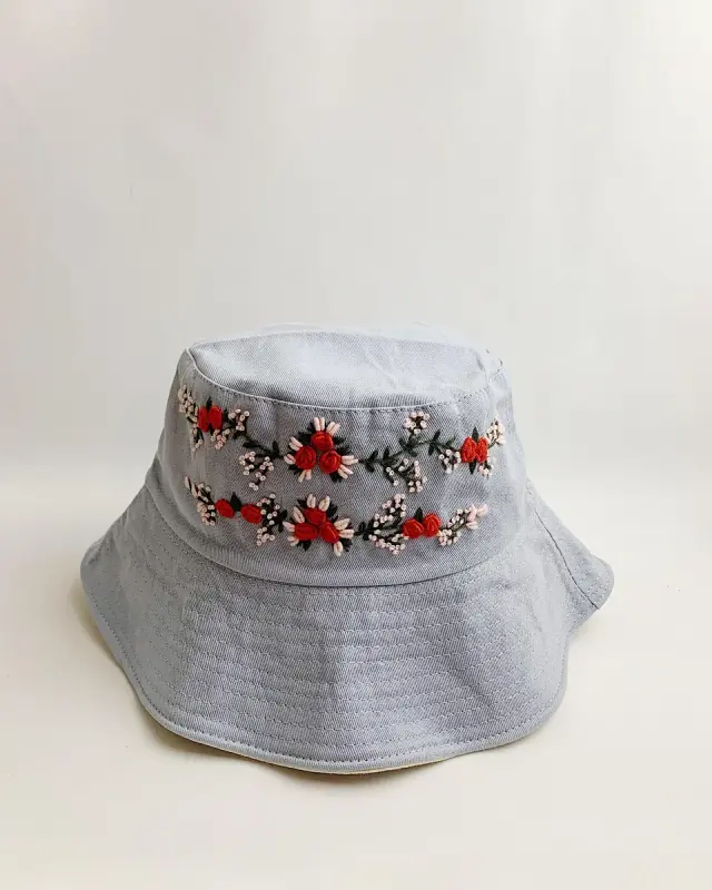 Bucket Hat Rosy Petal Vine
