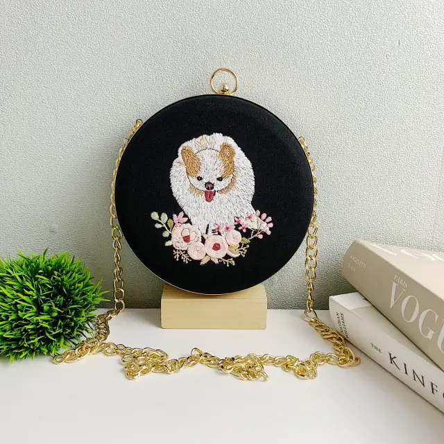 Clutch Bag Fluffy Rose Paws