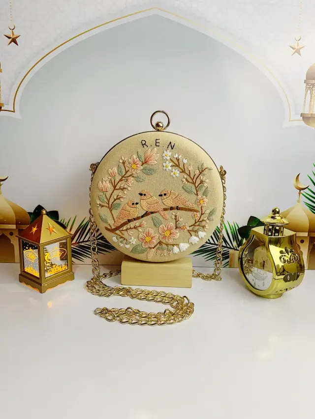 Clutch Bag Ren Birdsong Wreath