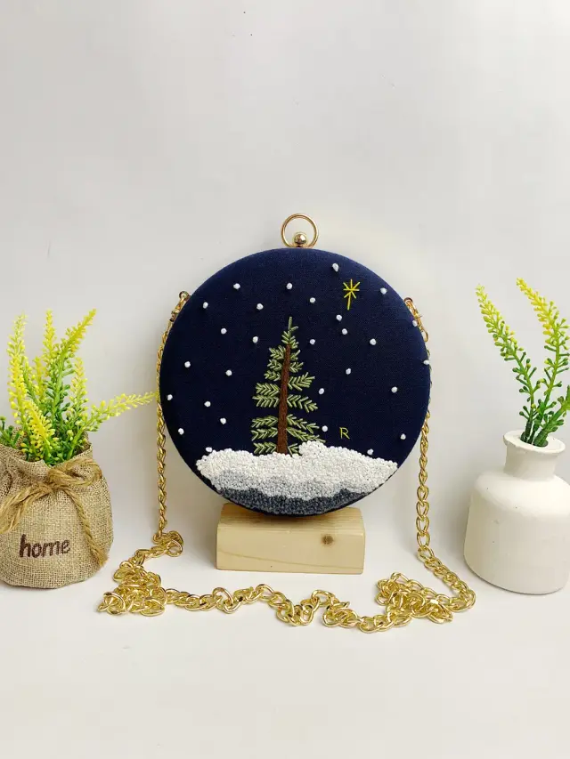Clutch Bag Starlit Pine Frost