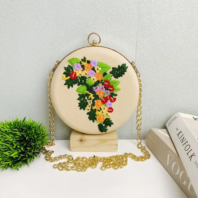 Clutch Bag Talia Floral Initial