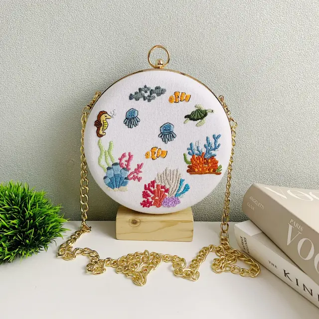 Clutch Bag Coral Reef Parade