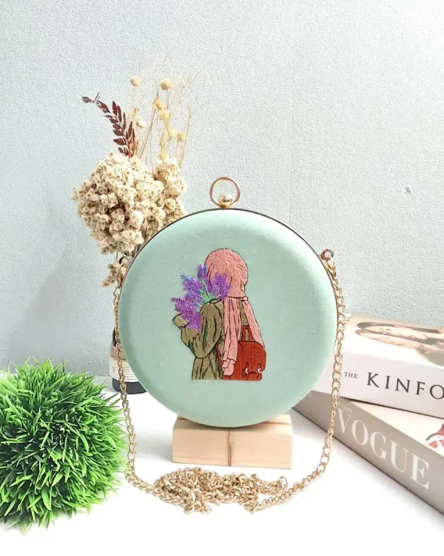 Clutch Bag Hijab Lavender Stroll