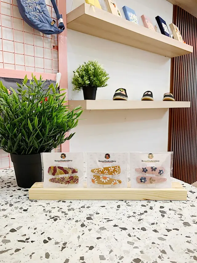 Hairpin Autumn Honey Cornflower