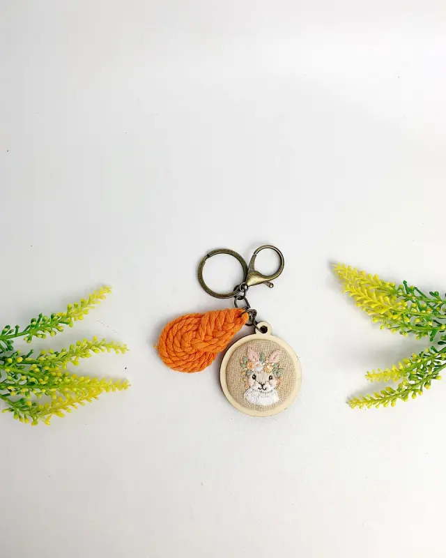 Key Chain Bunny Bloom