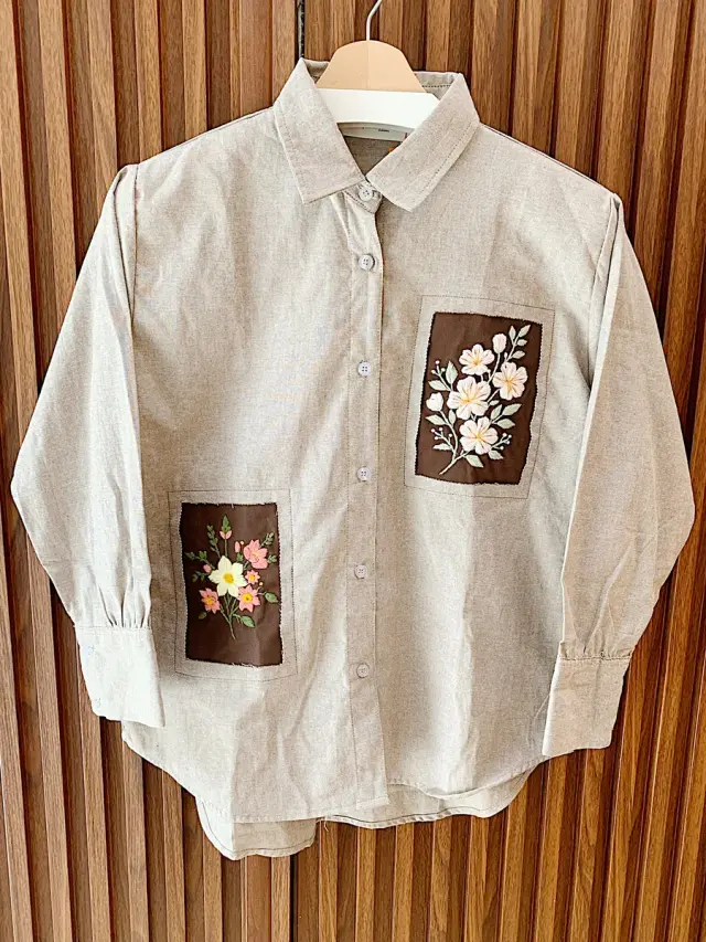 Shirt Playful Pom-Pom Portrait