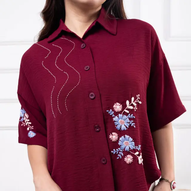 Shirt Vintage Flower Basket