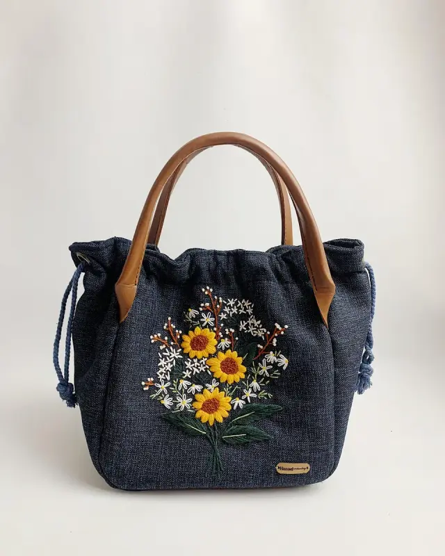 Alizza Bag Navy Sun Daisy