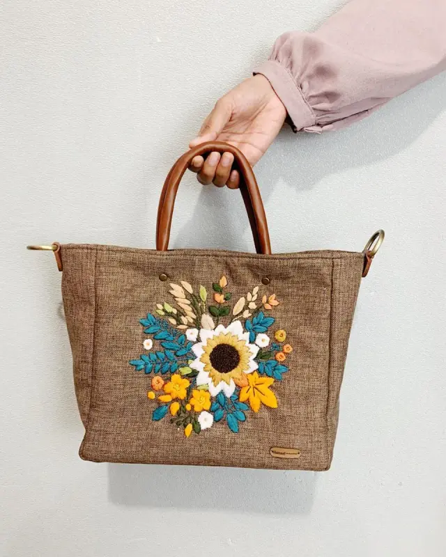 Alizza Bag Cocoa Sunburst
