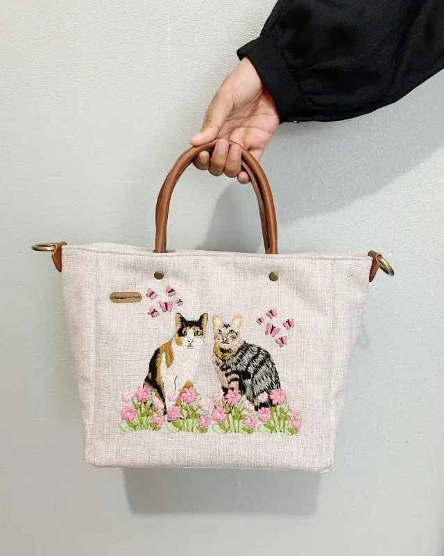 Alizza Bag Cream Kitty Fleur