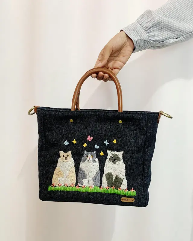 Alizza Bag Midnight Trio Cats