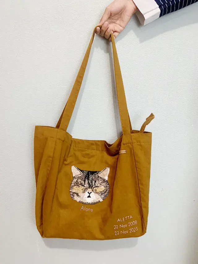 Totebag Golden Retriever Meadow