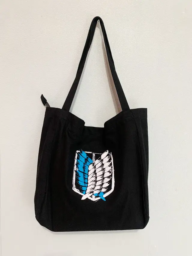 Totebag Pastel Crown Poodle