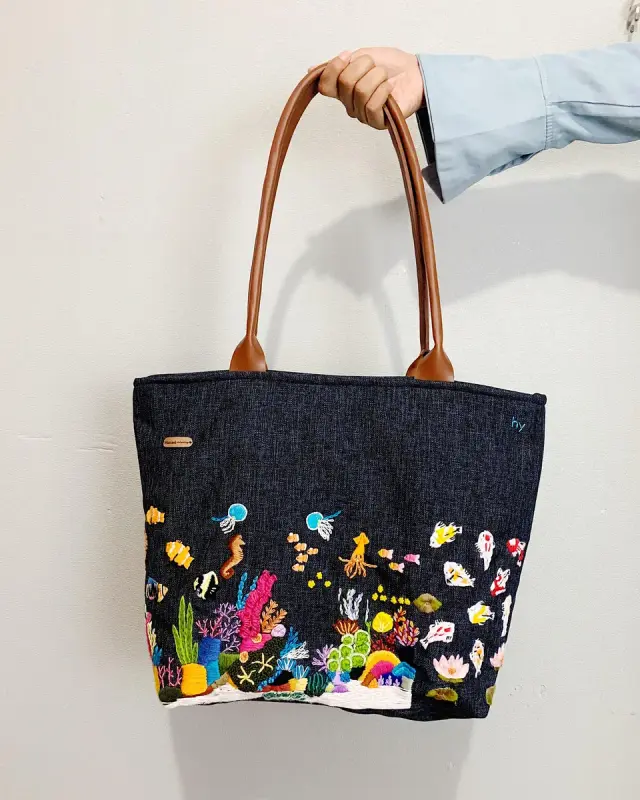 Totebag Narcissus & Bee Canvas