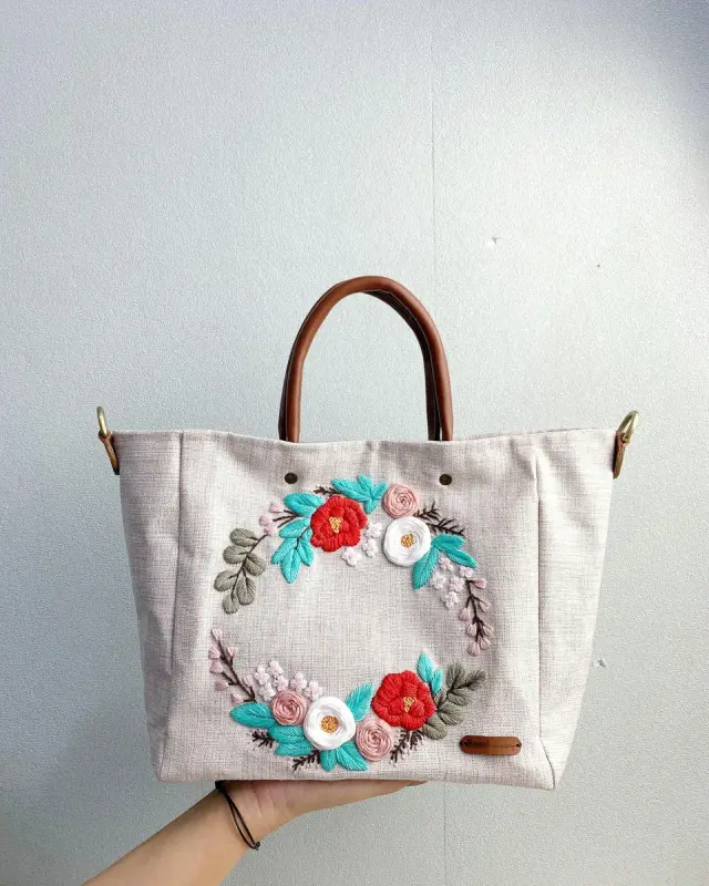 Alizza Bag Coral Moon Wreath