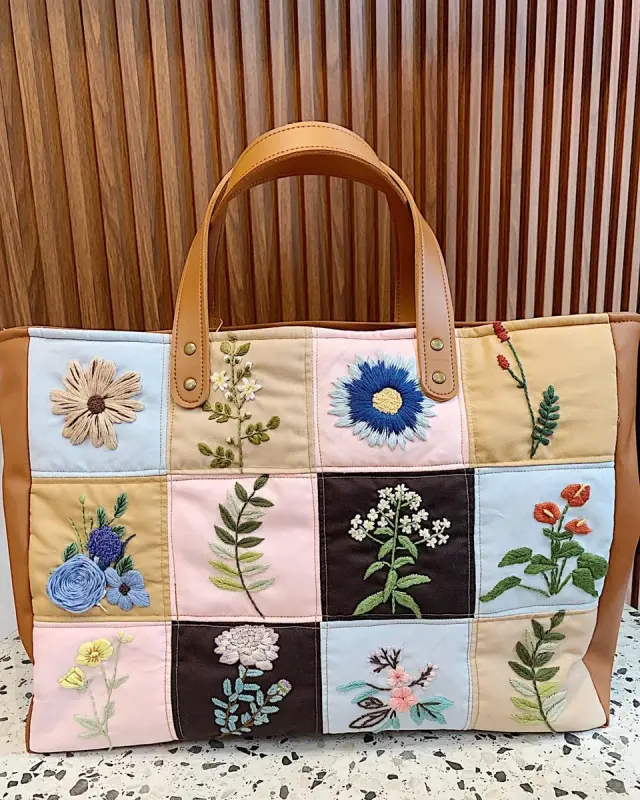 Alizza Bag Botanical Quilt