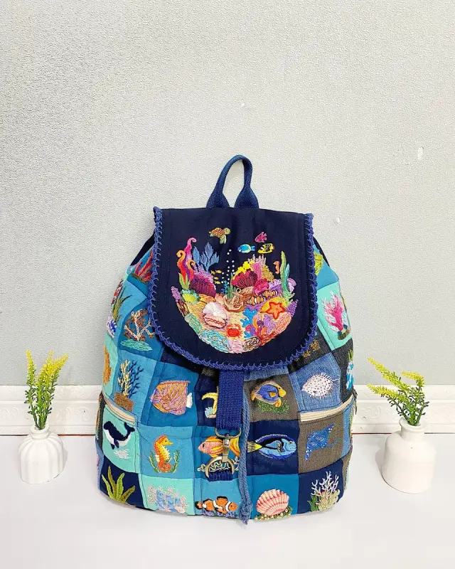 Backpack Ocean Reef Patch