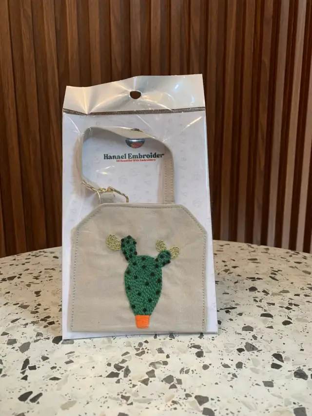 Hanging Wallet Kaktus Grey